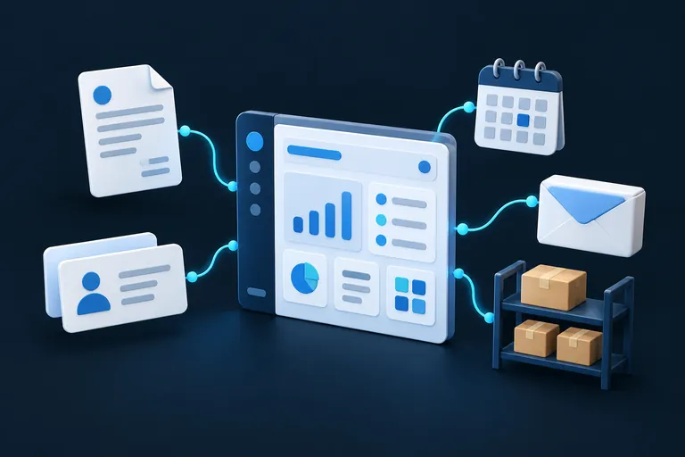 Documents, agenda et fiches clients convergent vers un outil de gestion centralisé.